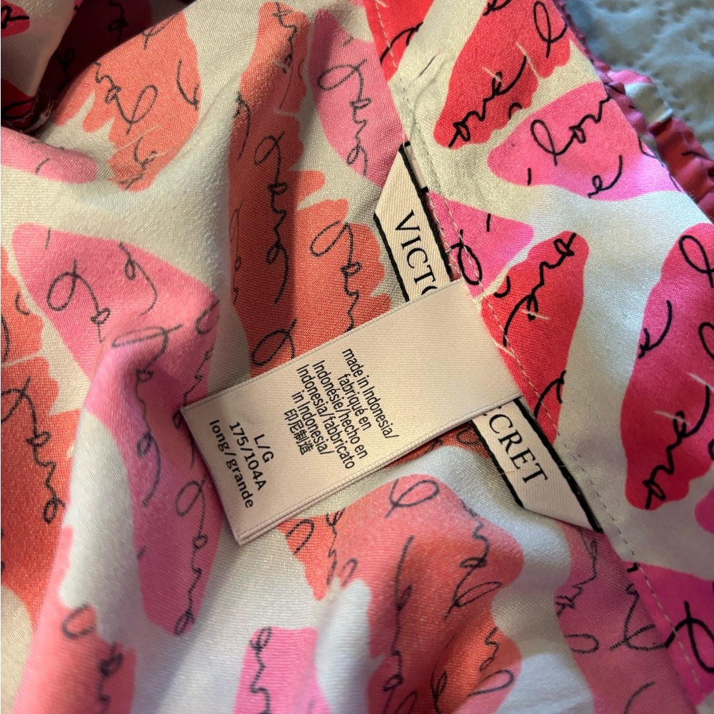Victoria Secret Satin Long Pajama Set
